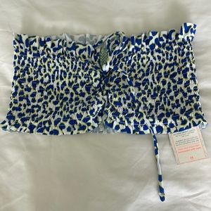 Maaji Bandeau Top bathing suit reversible size large